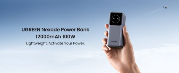 UGREEN Nexode Power Bank 12000mAh 100W with Smart Digital Display - Image 2