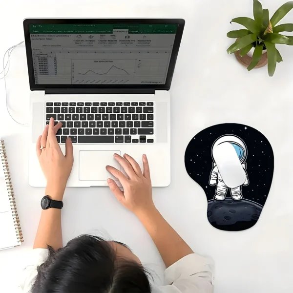Lunar Walk Ergonomic Mouse Pad - Image 3