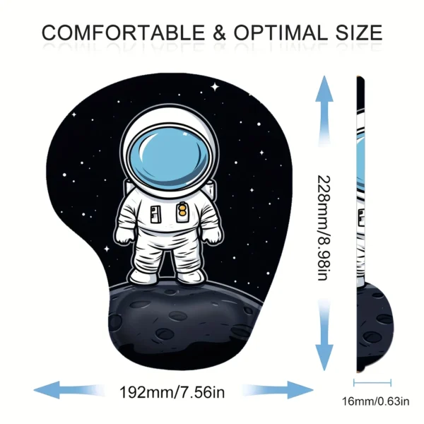 Lunar Walk Ergonomic Mouse Pad - Image 2